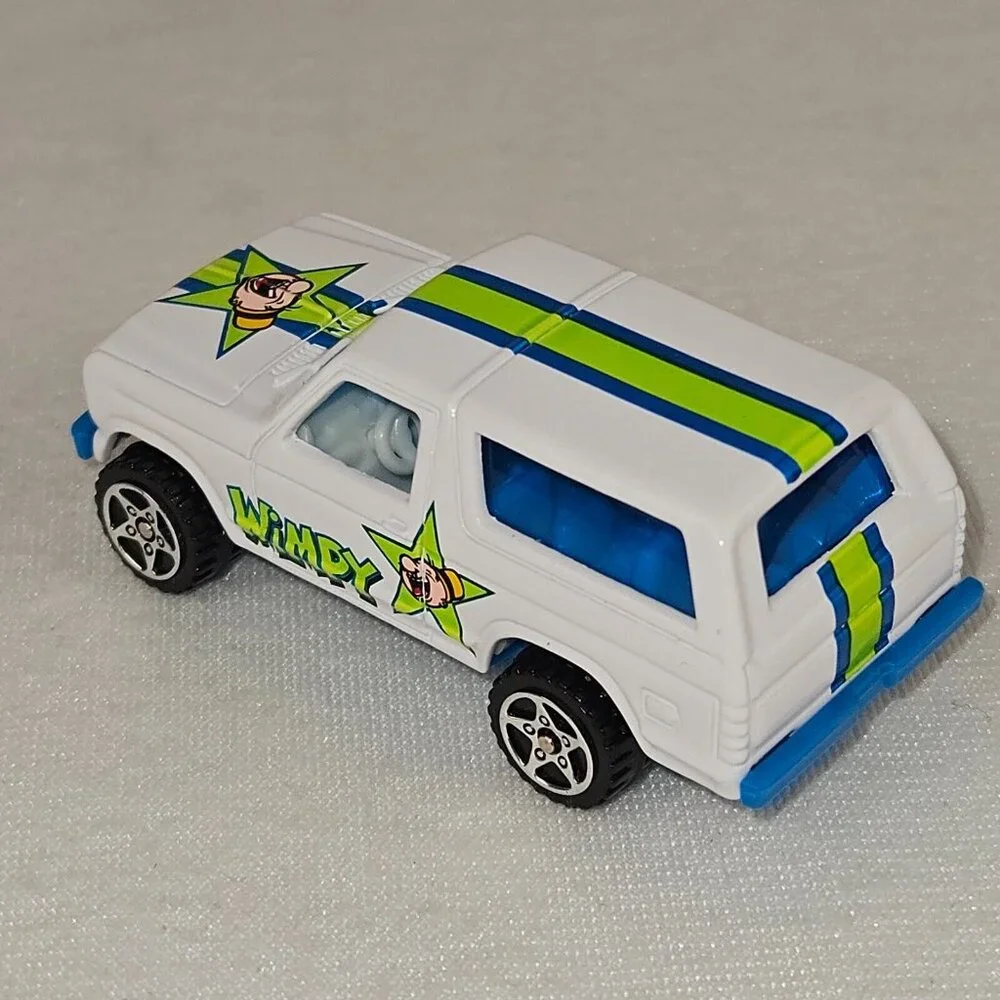 Racing‎ Champions Wimpy (Popeye) '80 Ford Bronco, White, Loose (K234)